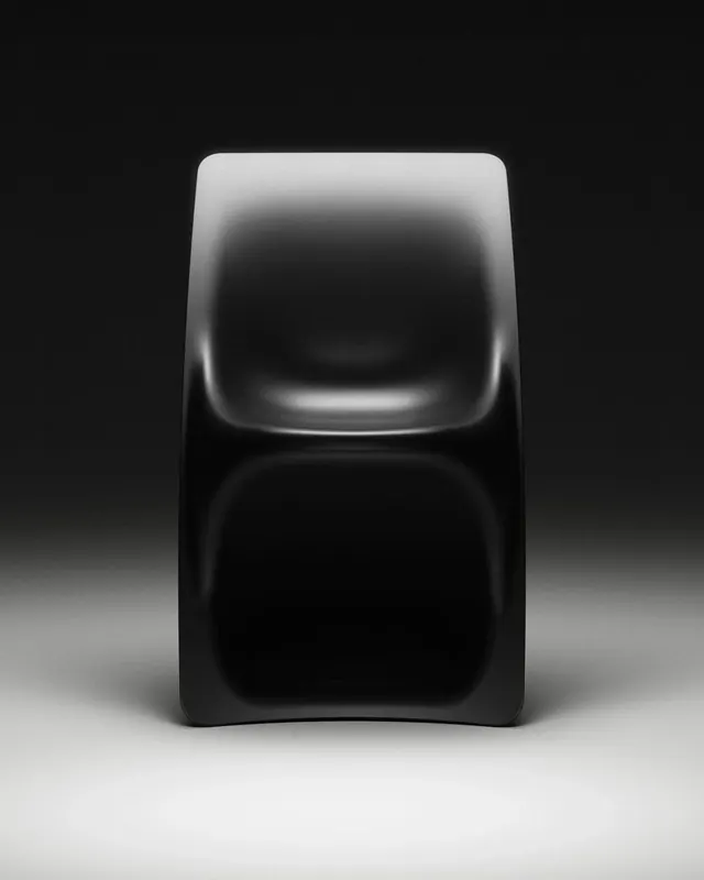 3D Abstract Monolith, minimal, 3d-render, monochrome