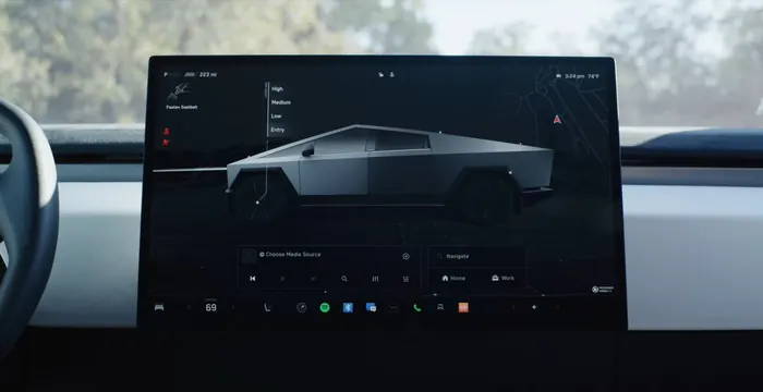 Automotive Dashboard UI Mockup, minimal, dark-mode, dark