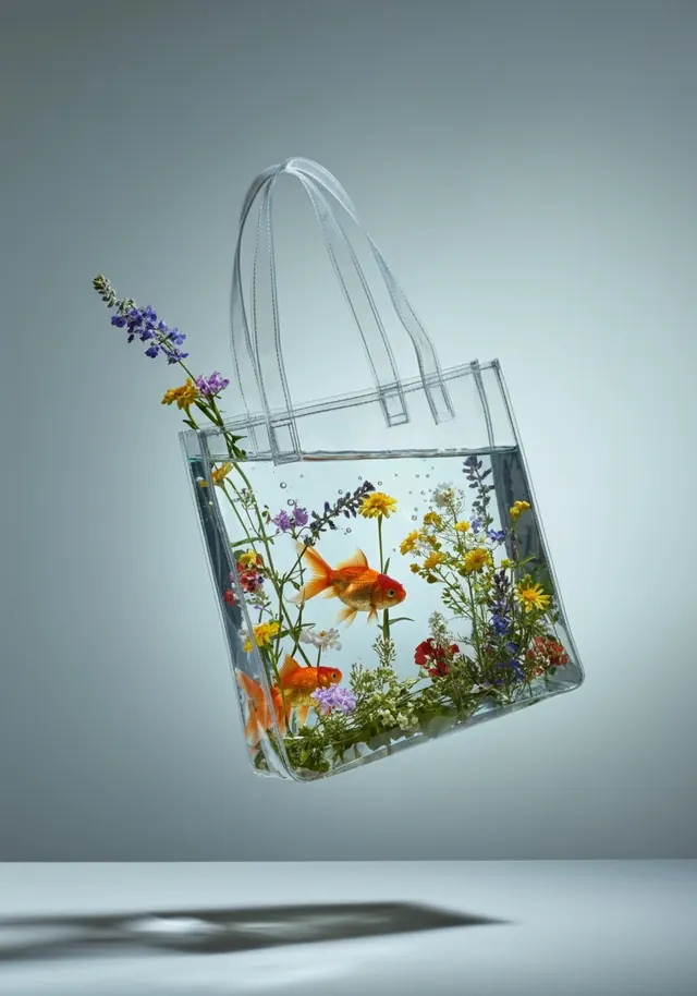 Floral Tote Bag Mockup, illustrated, organic, vibrant