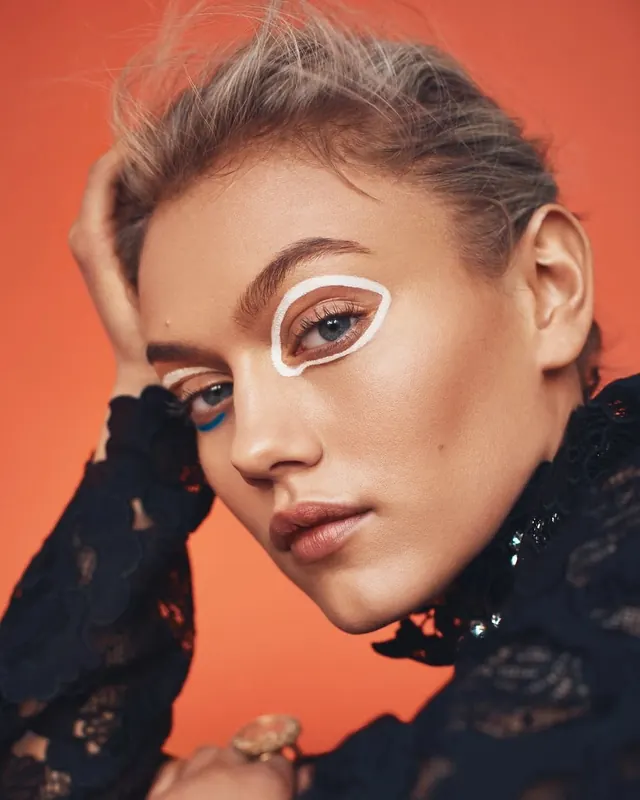 Editorial Beauty Portrait, editorial, photographic, vibrant