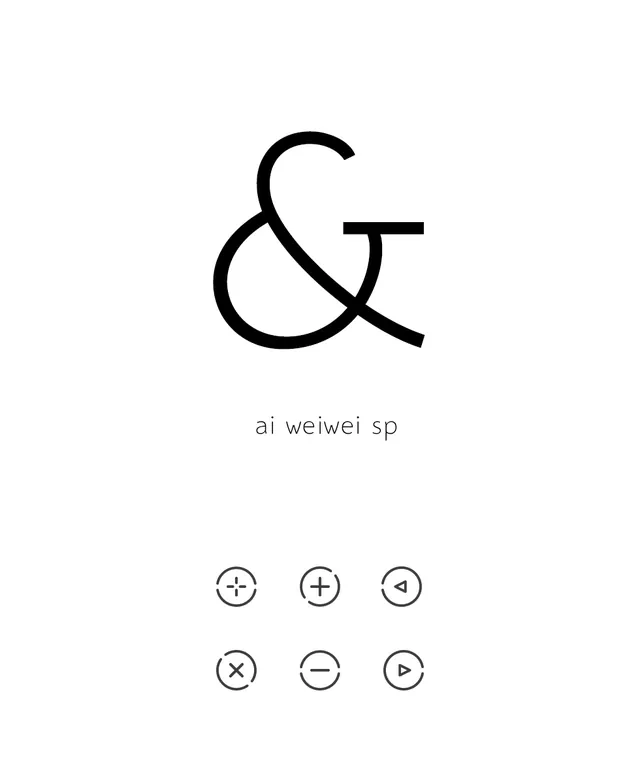 ai weiwei sp Identity Design, minimal, swiss, monochrome
