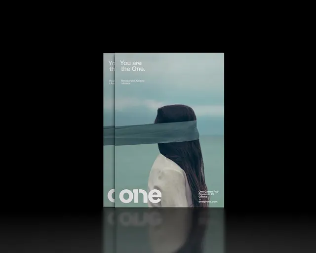 One Album Cover Design, minimal, photographic, light