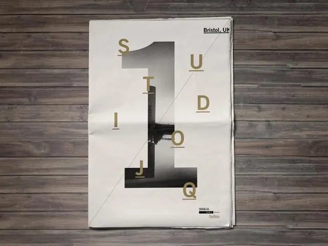 Bold.Up Editorial Layout, minimal, swiss, monochrome