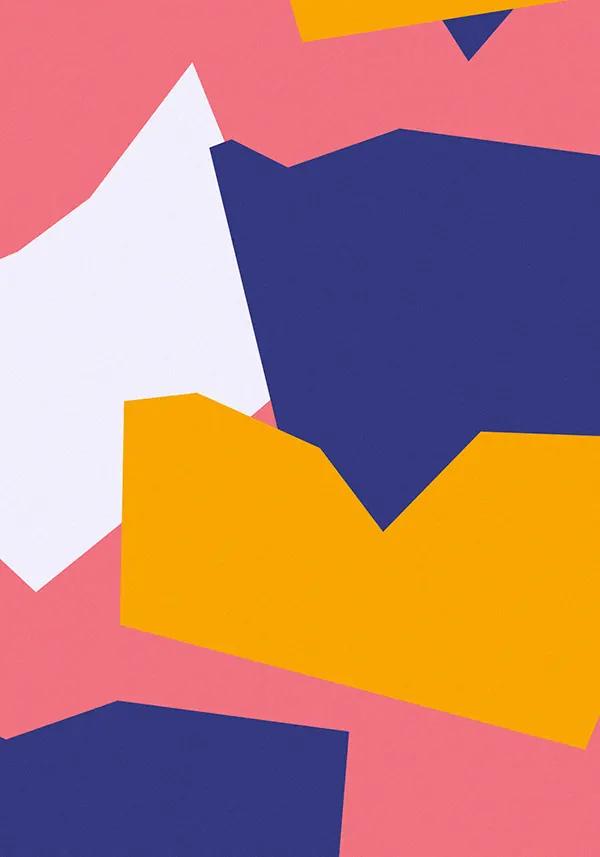 Abstract Geometric Composition, minimal, geometric, vibrant