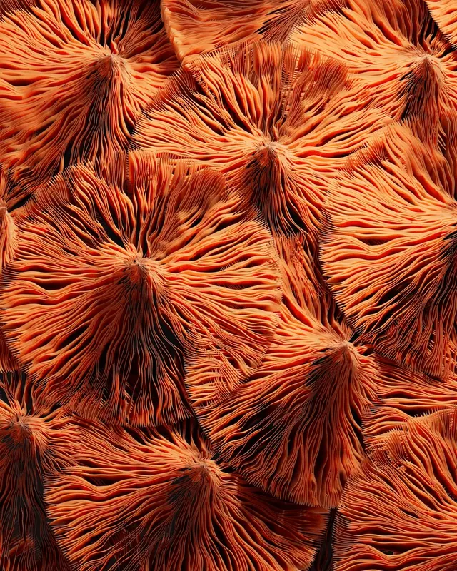 Abstract Fur Texture, organic, photographic, warm