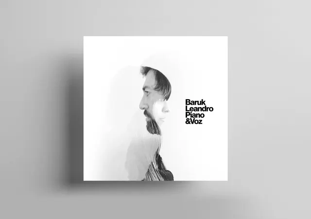 Portrait Album Cover Design, minimal, monochrome, monochrome