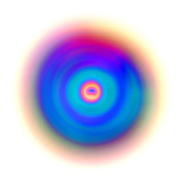 Concentric Gradient Sphere, gradient-heavy, abstract, vibrant