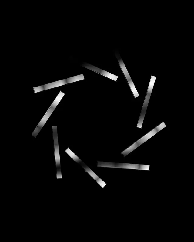 Abstract Geometric Ring, minimal, geometric, monochrome