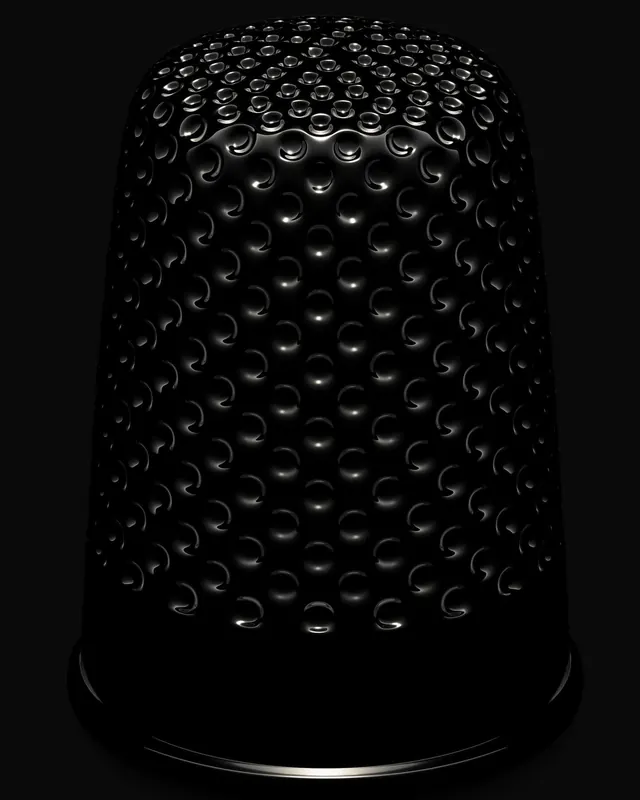 3D Textured Sphere Render, minimal, dark-mode, dark