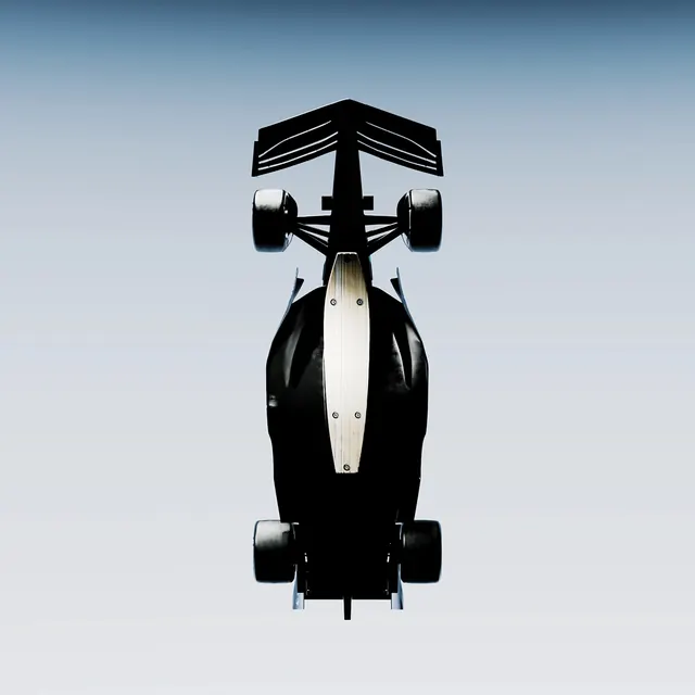 Futuristic Vehicle Concept, minimal, technical, monochrome
