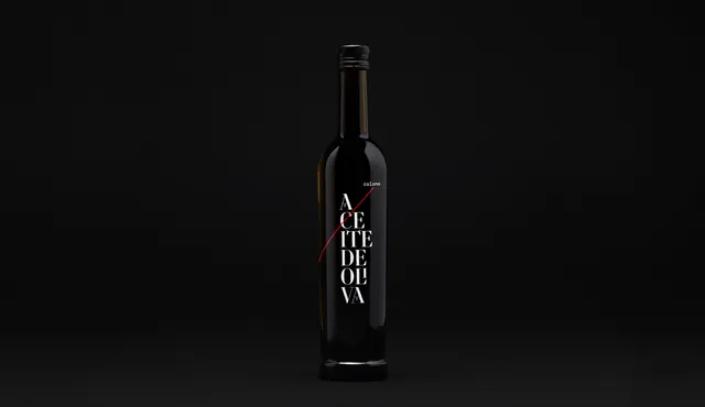 Wine Bottle Packaging Mockup, minimal, luxury, dark