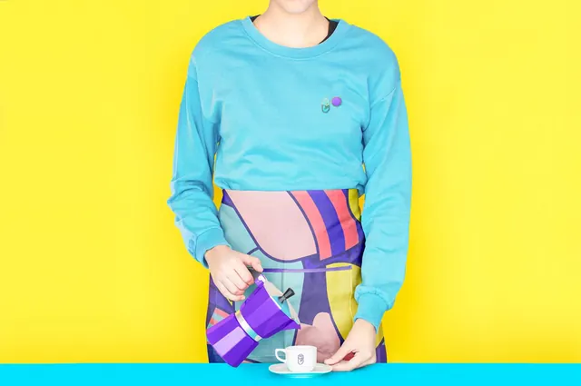 Colorful Streetwear Mockup, playful, maximalist, vibrant