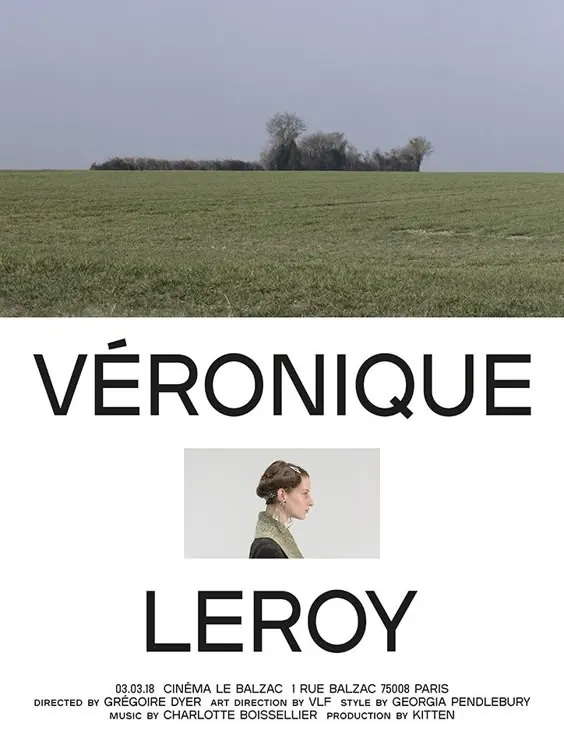 Véronique Leroy Film Poster, minimal, photographic, muted