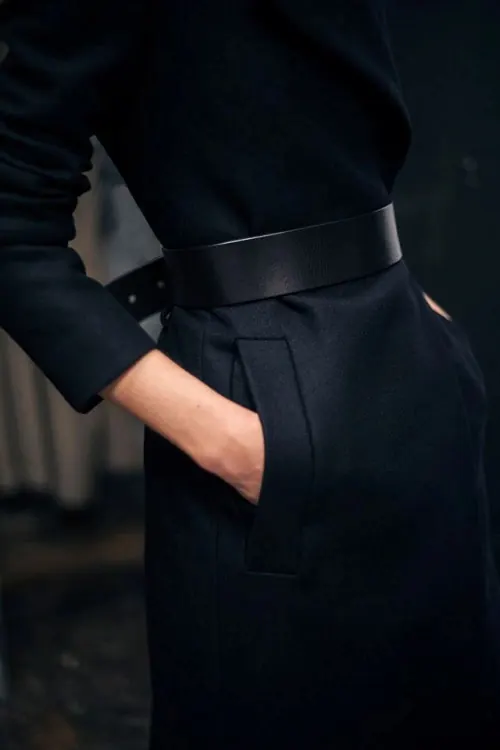 Black Formal Wear Detail, minimal, luxury, dark