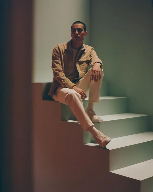 Fashion Editorial Portrait, editorial, photographic, warm