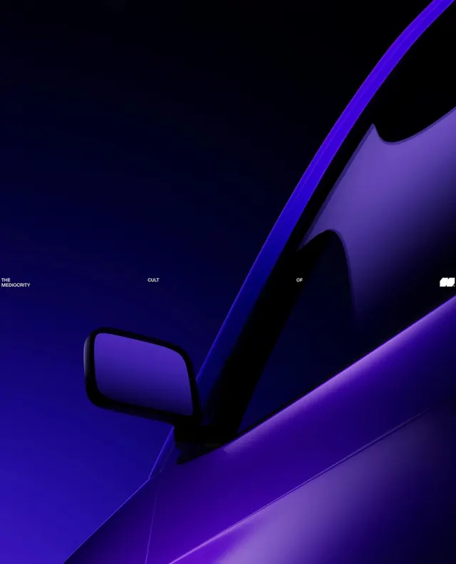 Abstract Blue Gradient 3D Render, gradient-heavy, dark-mode, dark