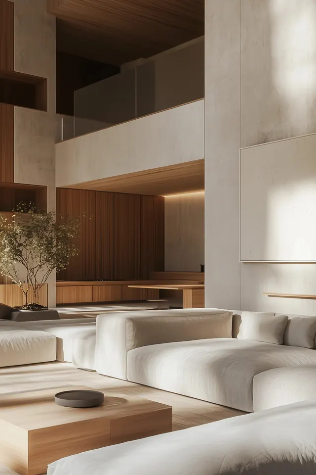 Modern Interior Architecture Design, minimal, luxury, warm