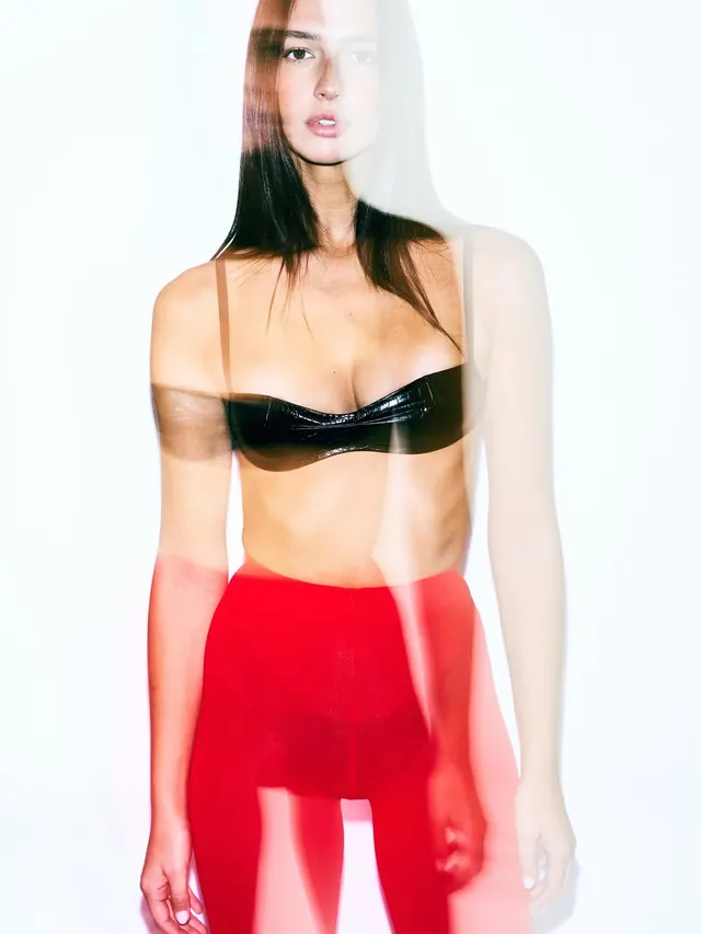 Double Exposure Portrait, editorial, photographic, vibrant