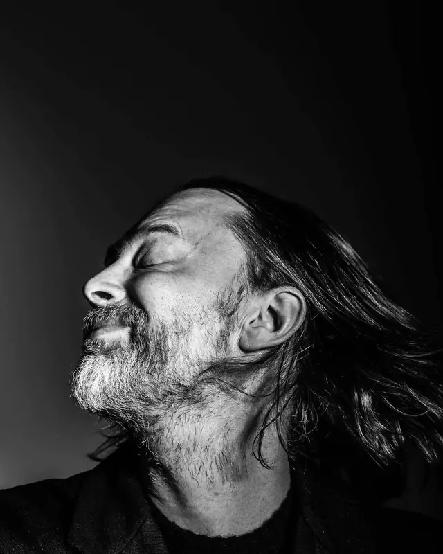 Monochrome Portrait of a Man, monochrome, photographic, monochrome