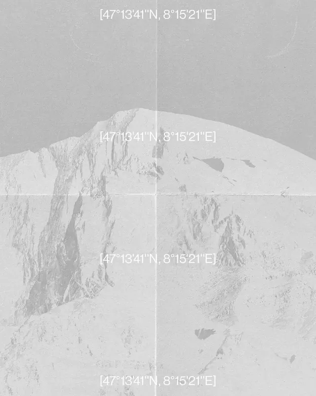 Satellite Imagery with Coordinate Overlays, technical, monochrome, monochrome