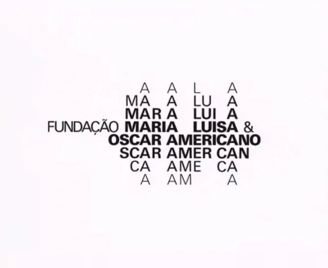 Fundação Oscar Americano Wordmark, minimal, swiss, monochrome