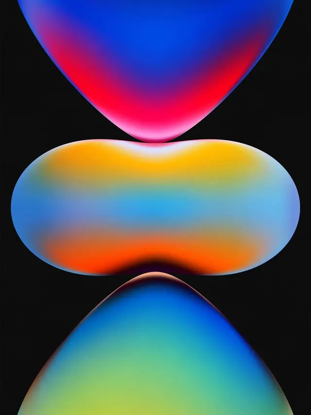 Abstract Gradient Blobs, gradient-heavy, organic, vibrant