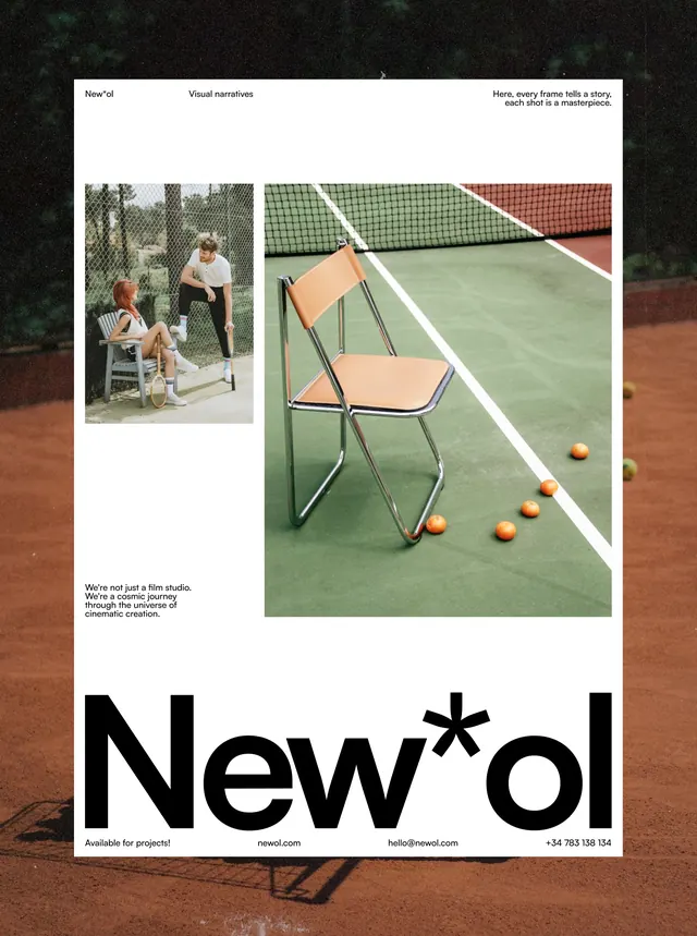 New*ol Identity System, minimal, swiss, high-contrast