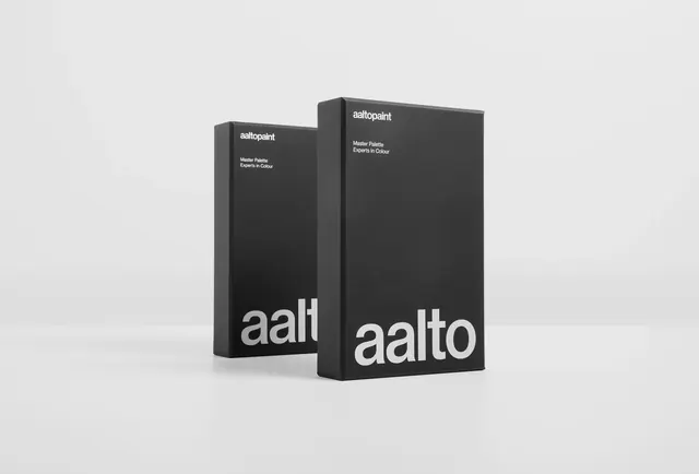 aalto Identity Mockup, minimal, swiss, monochrome