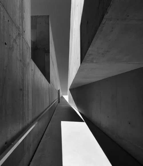 Brutalist Concrete Architecture, minimal, brutalist, monochrome