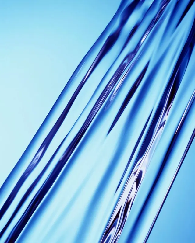 Abstract Blue Fiber Strands, minimal, abstract, cool