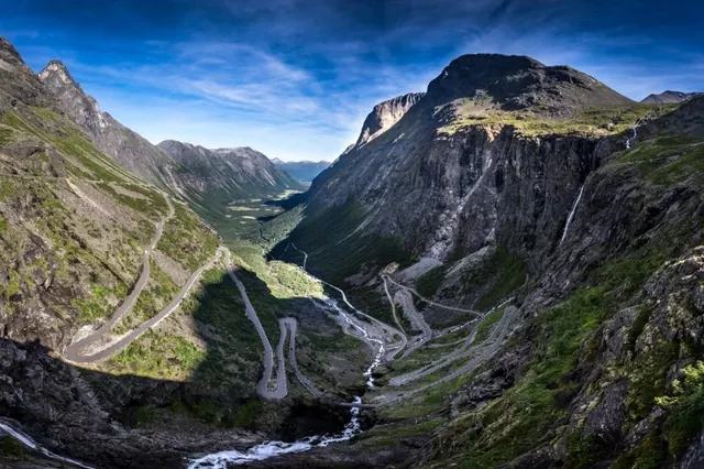 Mountain Valley Landscape, photographic, organic, earthy