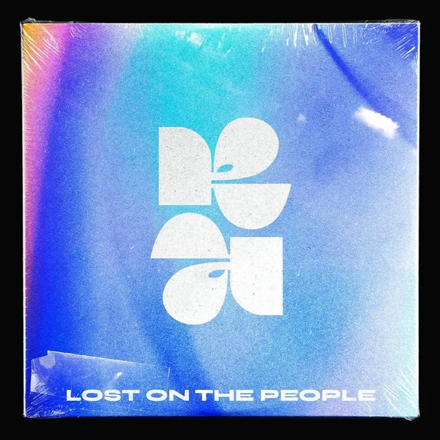 Lost on the People Graphic, y2k, gradient-heavy, vibrant