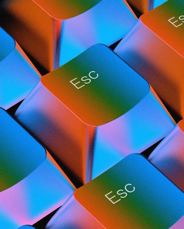 3D Gradient Cube Identity, gradient-heavy, geometric, vibrant