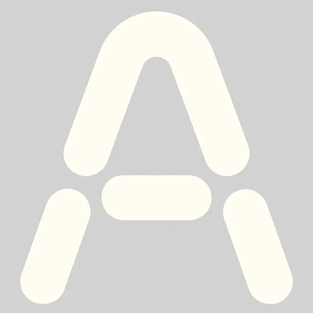 Abstract Letter A Logo, minimal, geometric, monochrome