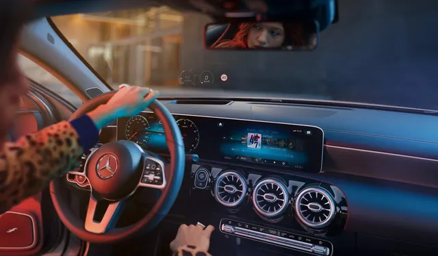 Automotive Dashboard UI Mockup, dark-mode, technical, dark
