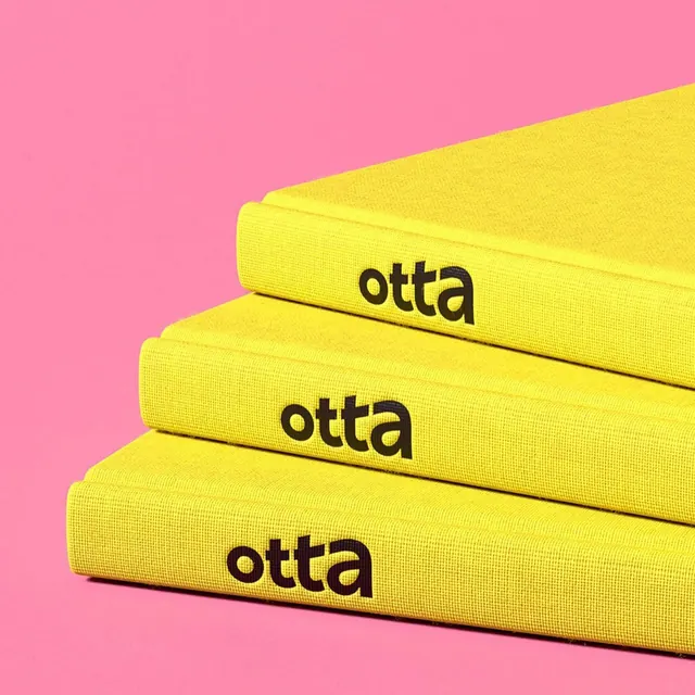 Otta Wordmark Mockup, minimal, 3d-render, vibrant