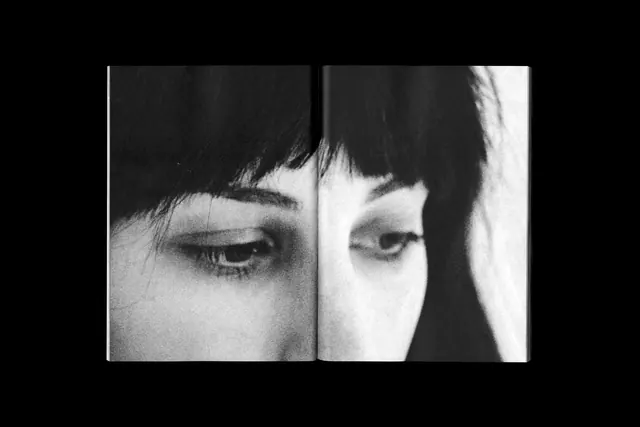 Monochrome Close-up Portrait, minimal, monochrome, monochrome