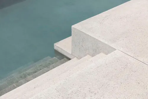 Minimalist Stone and Water Architecture, minimal, luxury, light