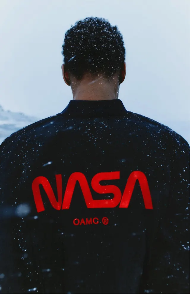 NASA Logo Mockup on Apparel, dark-mode, photographic, dark