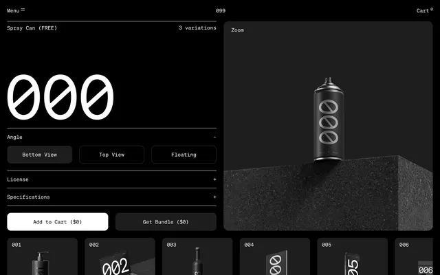 Dark Mode Dashboard UI Concept, minimal, dark-mode, dark