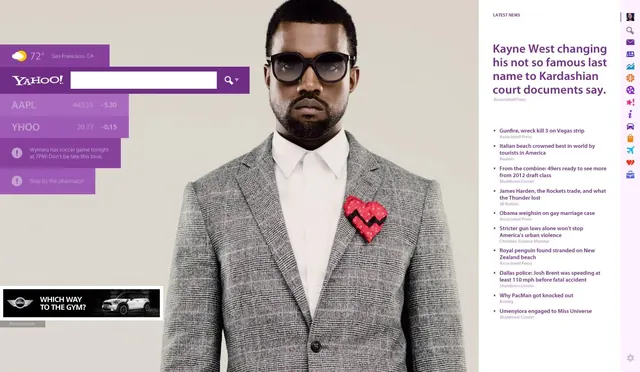 Mockup of a Digital Interface with Portrait and Text, minimal, corporate-clean, high-contrast