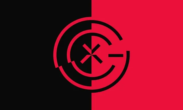 Geometric Circular Logo Design, minimal, geometric, high-contrast