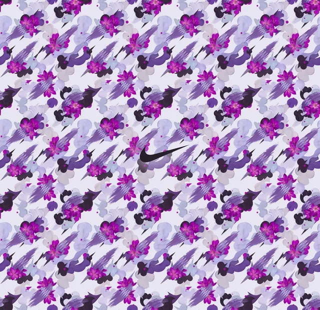 Purple and White Abstract Pattern, playful, abstract, vibrant