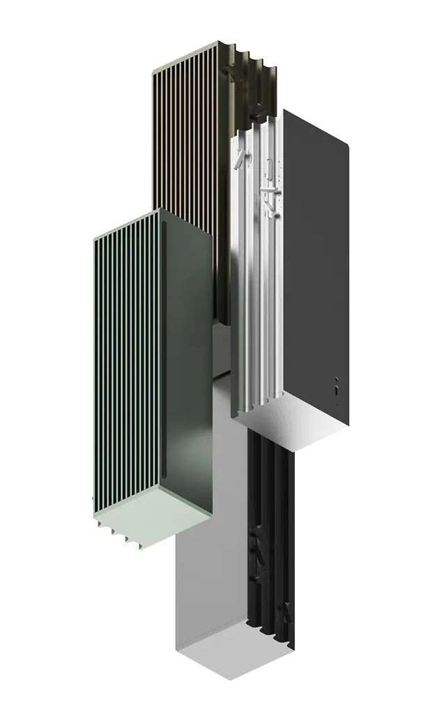 3D Geometric Architectural Structure, minimal, geometric, monochrome