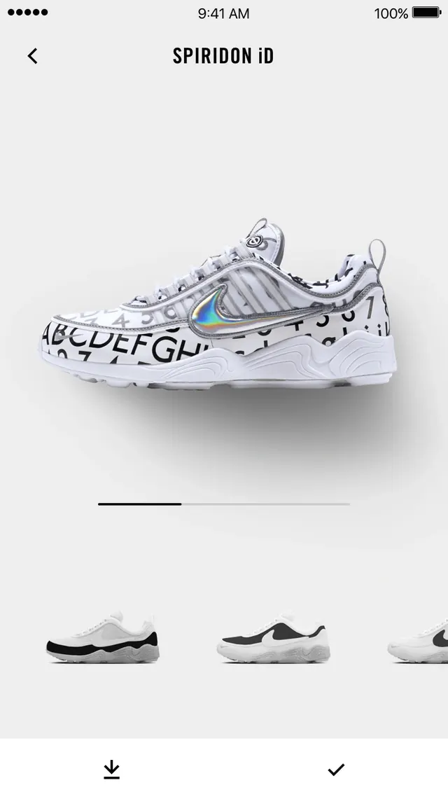 SPHRIDON ID Sneaker Mockup, minimal, technical, light