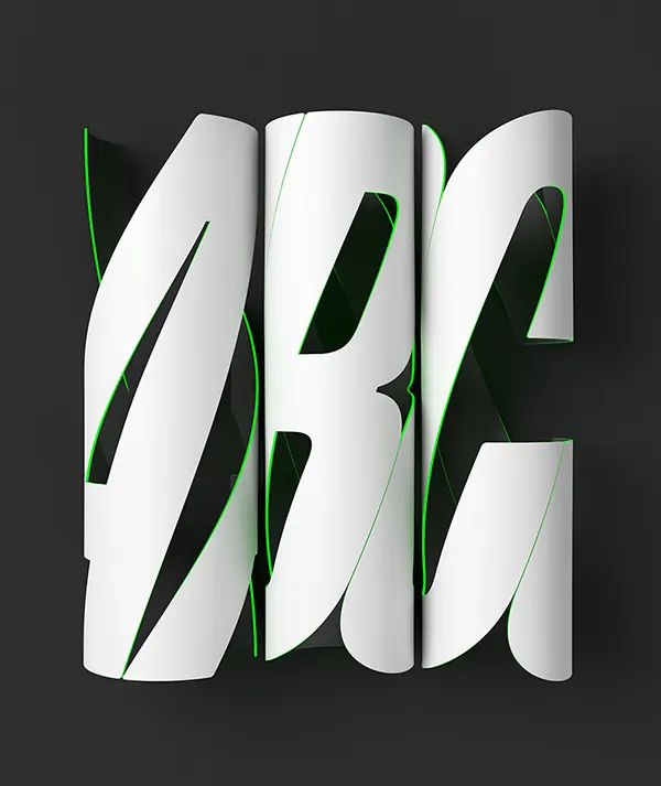 Abstract Geometric Wordmark, minimal, geometric, high-contrast