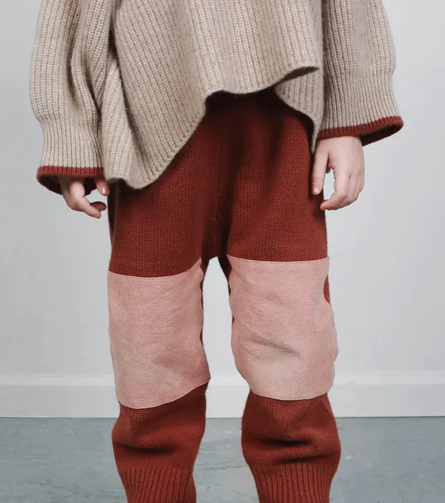 Color-Blocked Knitwear Photography, organic, photographic, muted