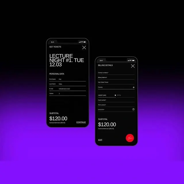 Dark Mode UI Design Reference, minimal, dark-mode, dark