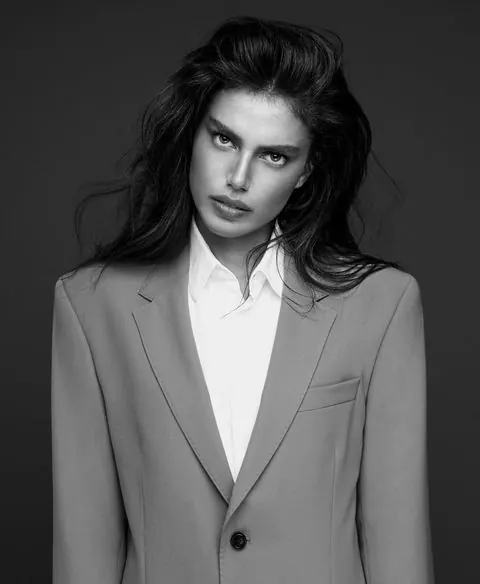 Fashion Editorial Portrait, minimal, editorial, monochrome