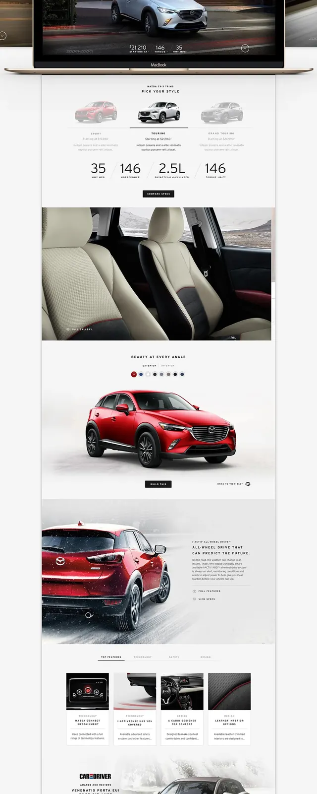 Automotive Service App UI Design, corporate-clean, minimal, light